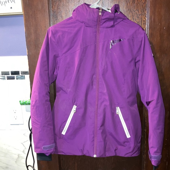 SPYDER ZEPHYR HOODED LADIES DUCK DOWN SKI /SNOWBOARDING JACKET - Picture 1 of 12